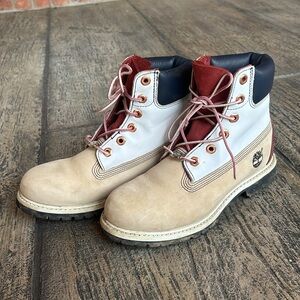 Multicolor Timberland Boots. Women’s size 7 1/2